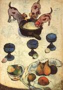 Paul Gauguin Stilleben with valpar oil